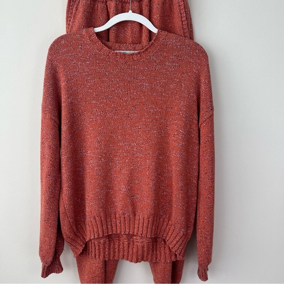 Free People FP Beach Gio Sweater Set Orange - Picture 4 of 12